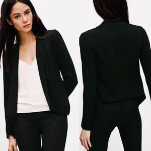 Aritzia Babaton Dominik Blazer Jacket Black Womens Size 8 Article 48621 Career